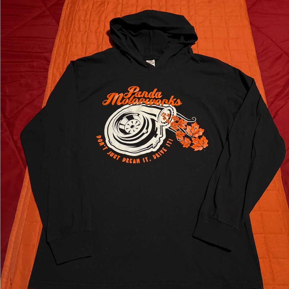 Panda Motorsports Long Sleeve Women’s Hood Shirt